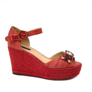 Red Dolce and gabbana wedges