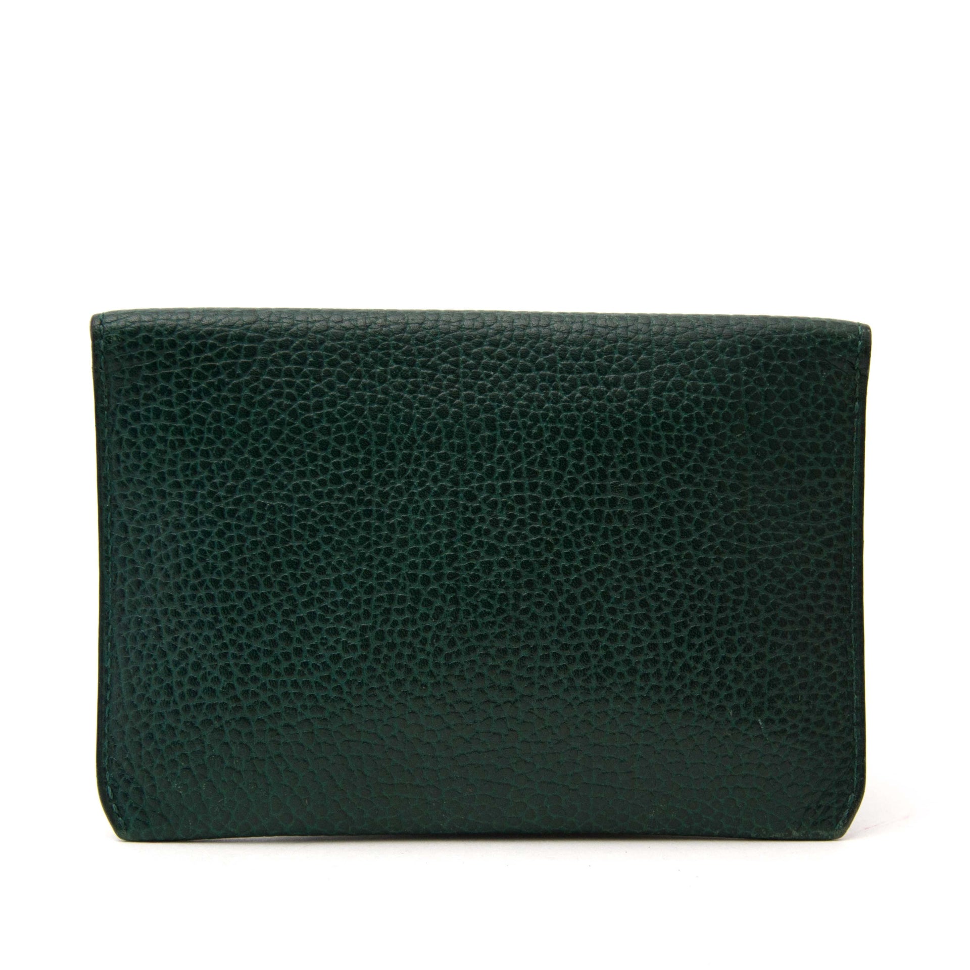 Delvaux Green Coin Wallet