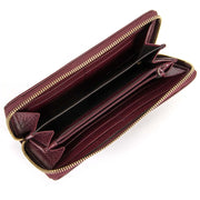 gucci soho textured-leather zip around continental wallet now for sale at labellov vintage fashion webshop belgium