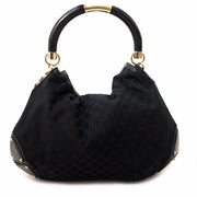 Buy an authentic second hand Gucci Black Indy Shoulder Bag in very good condition at Labellov