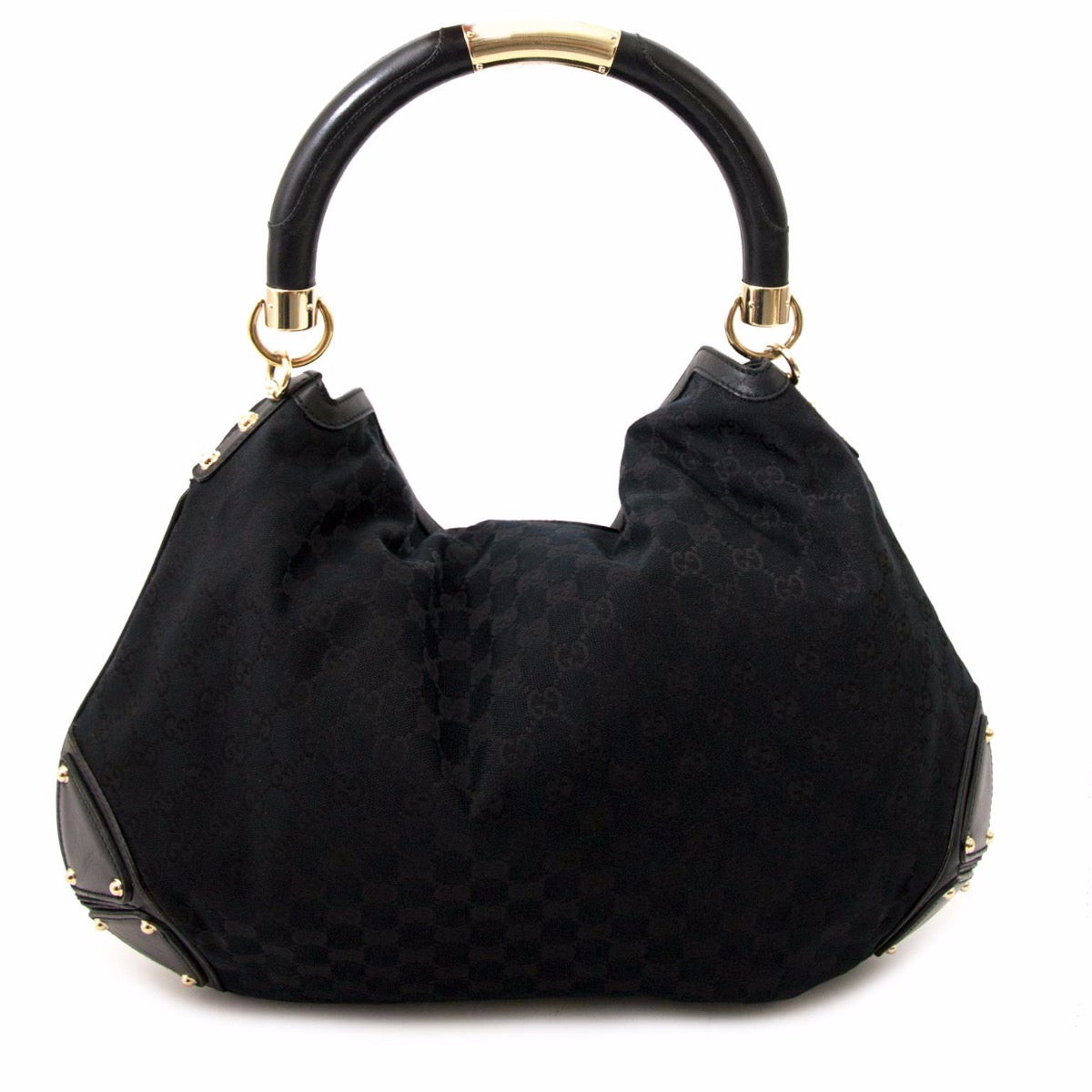 Buy an authentic second hand Gucci Black Indy Shoulder Bag in very good condition at Labellov