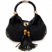 Buy an authentic second hand Gucci Black Indy Shoulder Bag in very good condition at Labellov