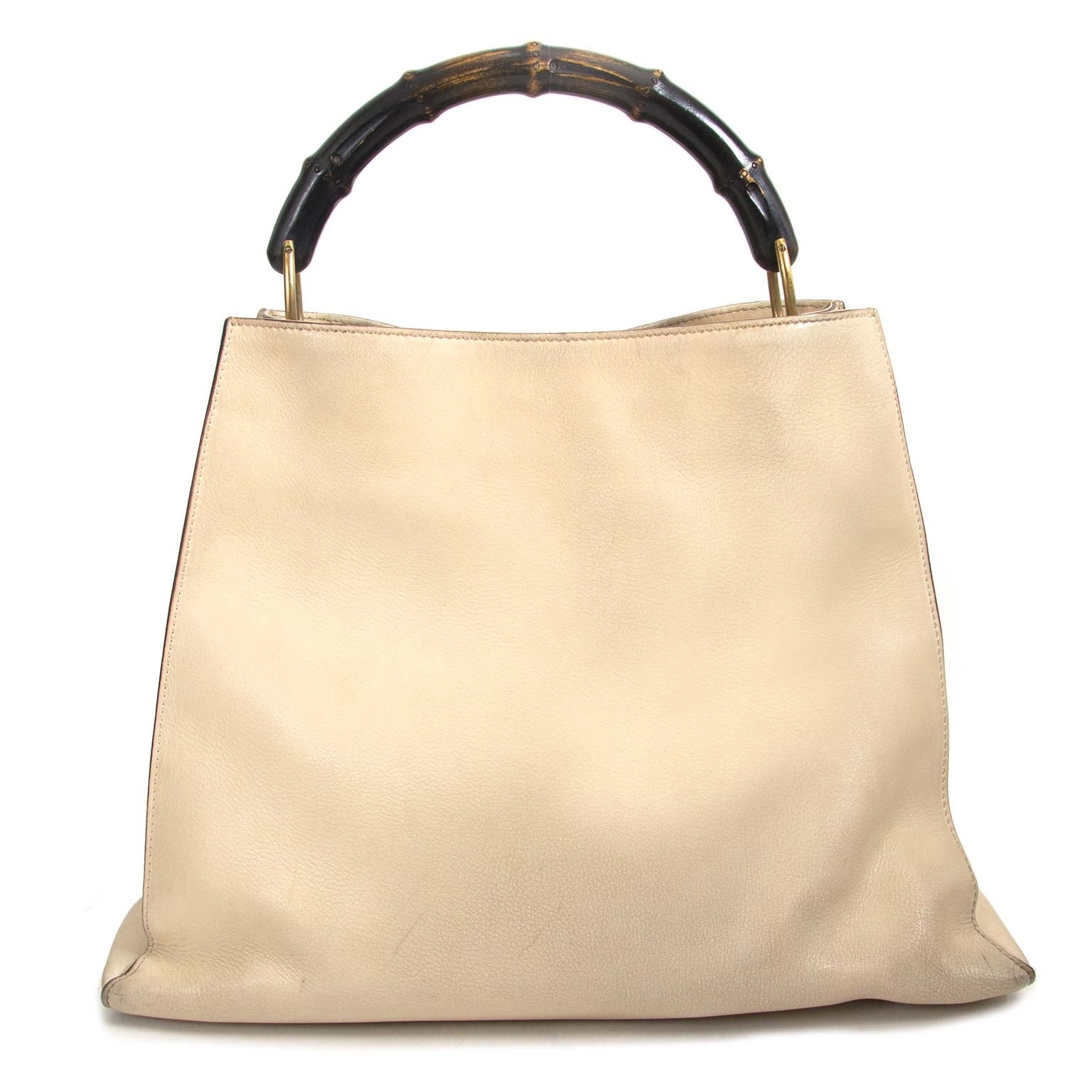 achetez Gucci Beige Bamboo Tote chez labellov pour le meilleur prix