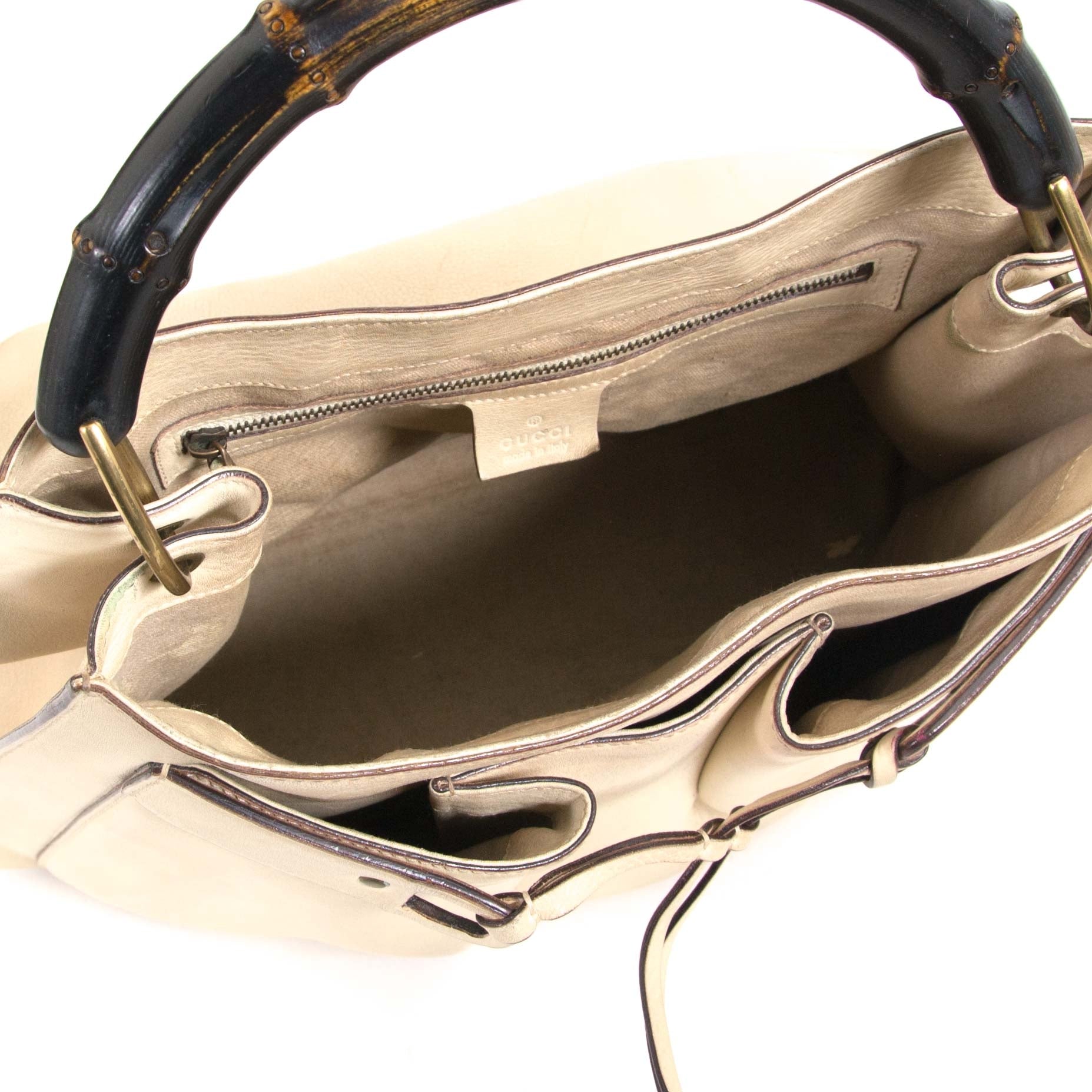 buy Gucci Beige Bamboo Tote and pay save online at labellov.com