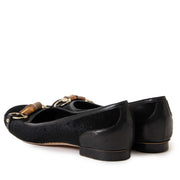 buy Gucci Black Ponyhair Horsebit Flats - Size 37 at labellov for the best price