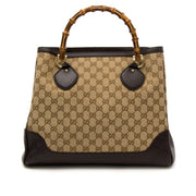 Buy and sell your Gucci Monogram Bamboo Tote for the best price