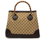 Gucci Monogram Bamboo Tote online te koop aan de beste prijs bij Labellov