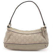 Gucci Small Beige Leather Bag With Monogram Pattern