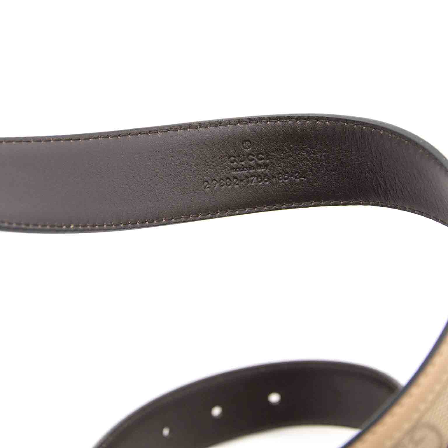 Koop uw authentieke en originele Gucci riem steeds aan de beste prijs bij Labellov.