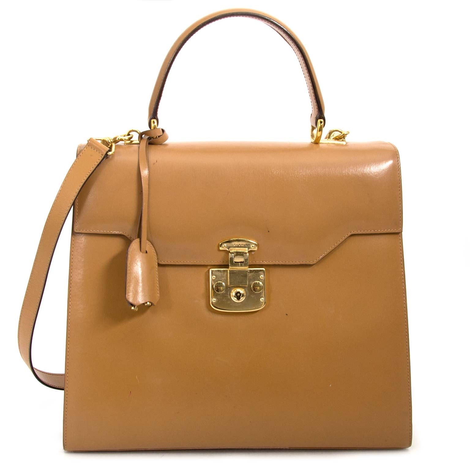 koop Gucci Camel Lady Lock 2 + STRAP bij labellov aan de beste prijs