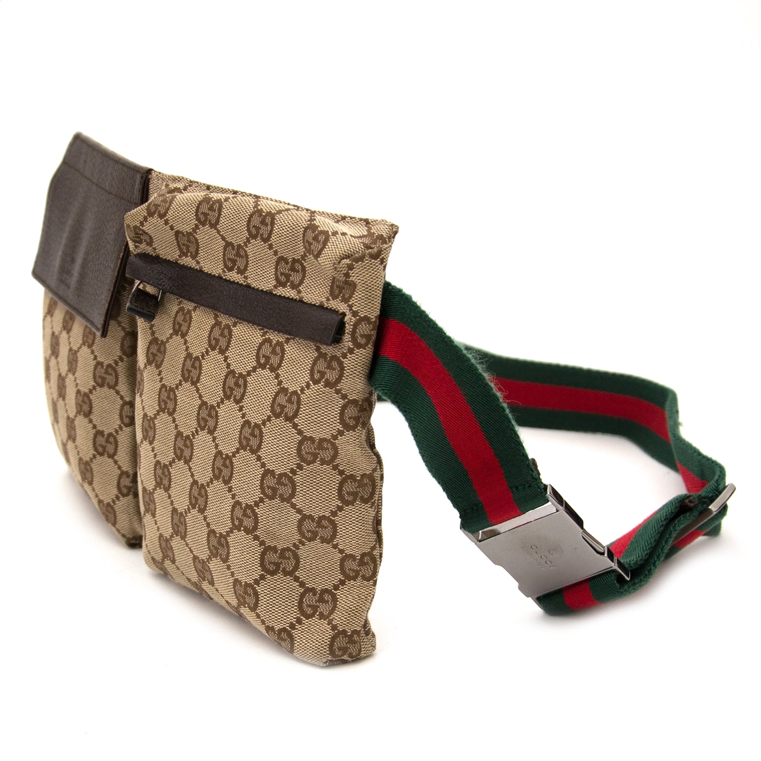 koop Gucci Monogram Belt Bag bij labellov voor de beste prijs