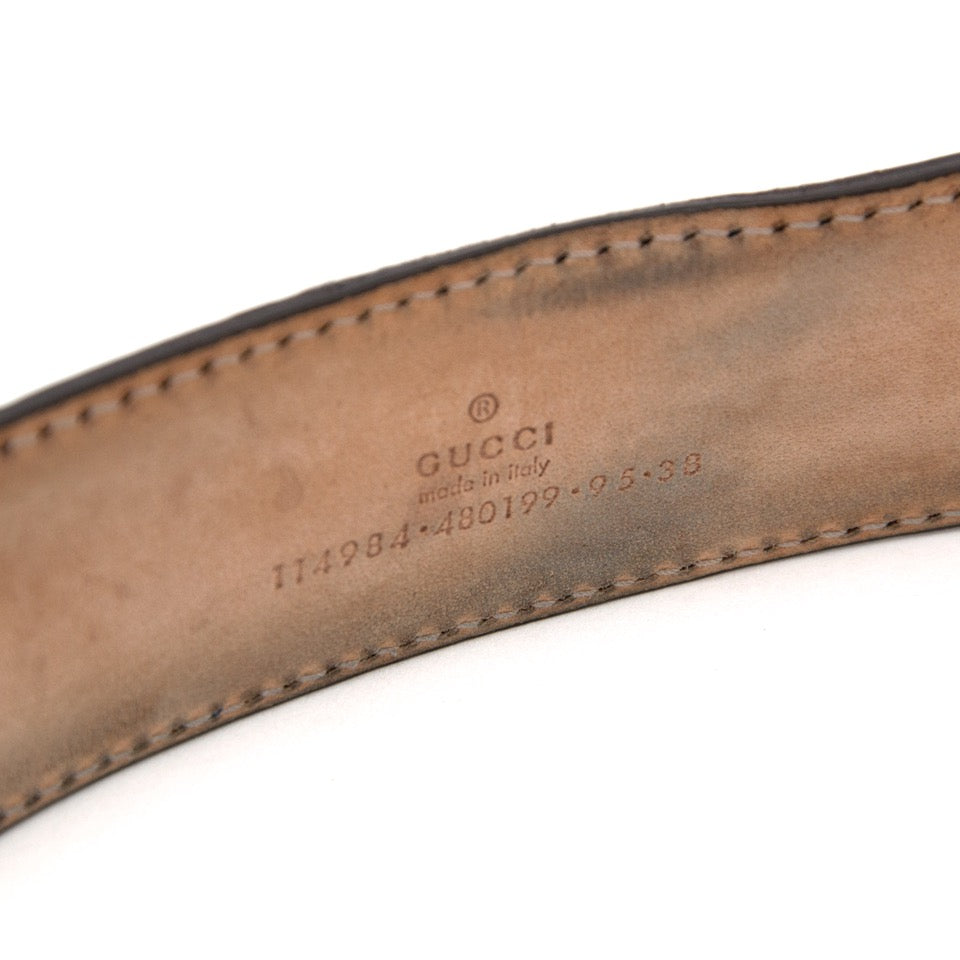 Acheter secure en ligne des ceintures Gucci en cuir veritable pour le meilleur prix