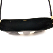 Buy and sell your authentic designer Gucci Signature Fabric Stripe Black Vinyl Shoulder Bag