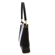 Are you looking for an authentic designer Gucci Signature Fabric Stripe Black Vinyl Shoulder Bag?