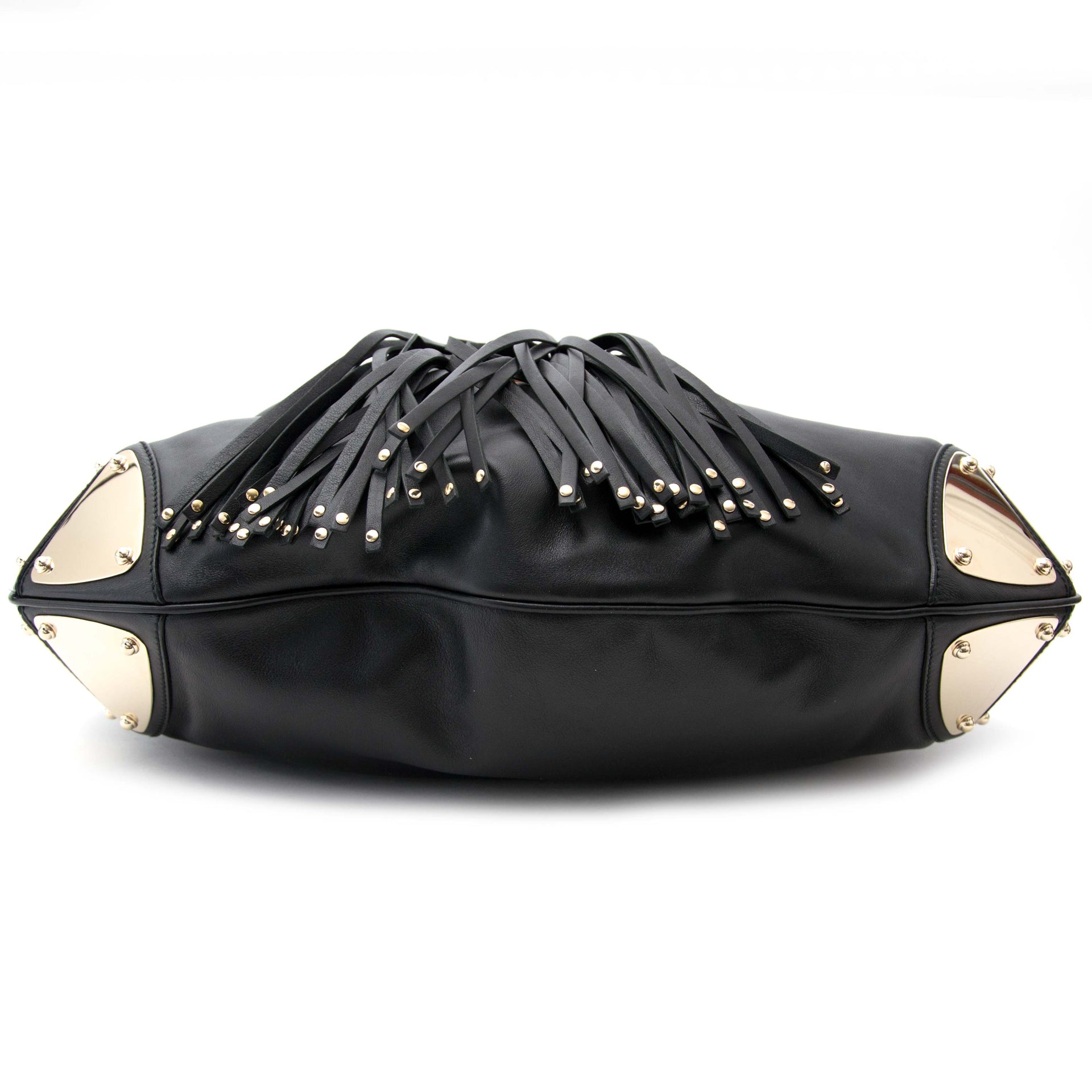 Gucci Black Babouska Indy Top Handle Bag