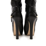 Gucci Black Tall Platform Boots at the right price at Labellov.com