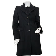 gucci wool black trench coat now for sale at labellov vintage fashion webshop belgium