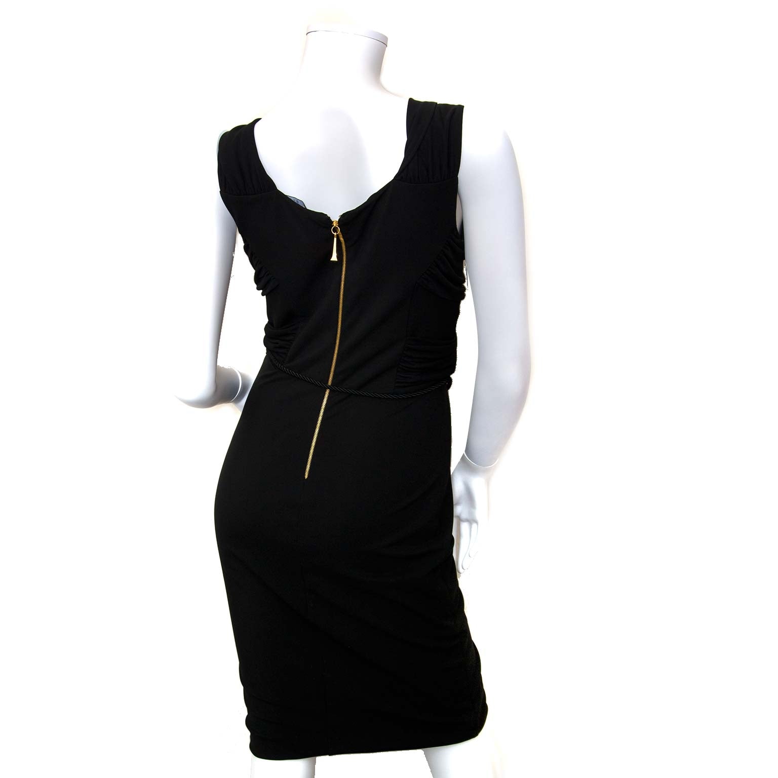 buy authentic gucci black tie knot dress now at labellov vintage fashion webshop belgium