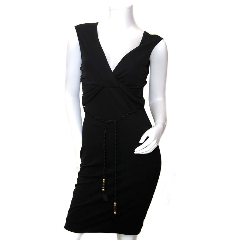 buy authentic gucci black tie knot dress now at labellov vintage fashion webshop belgium