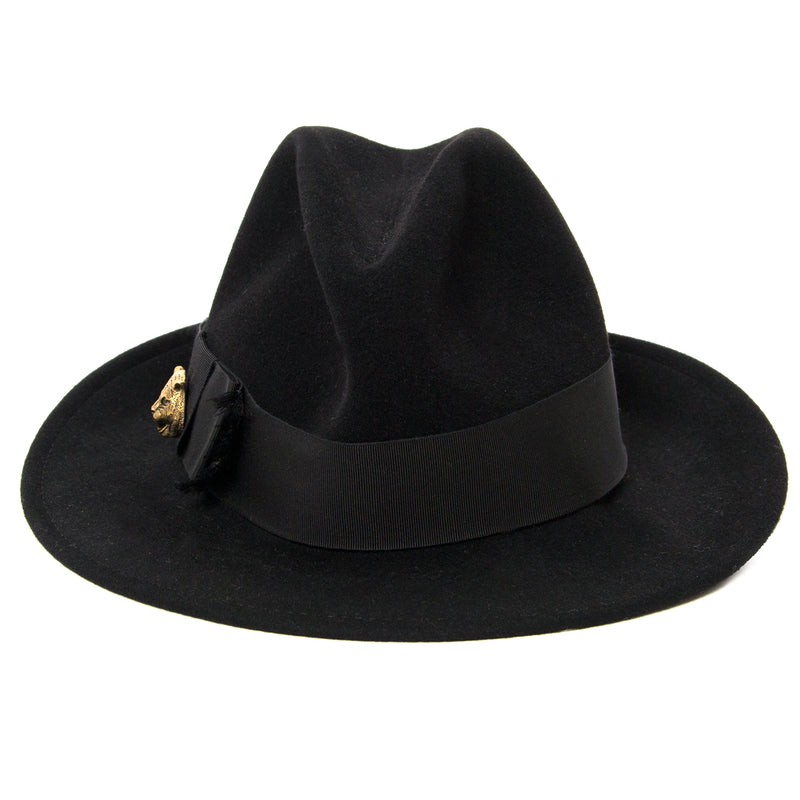 Gucci Black Wool Felt Hat te koop
