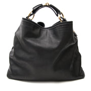 Buy an authentic Gucci Black Horsebit Hobo Bag at the right price