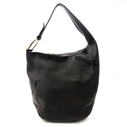 koop veilig online aan de beste prijs Gucci Black Leather Medium Greenwich Shoulder Bag Grey