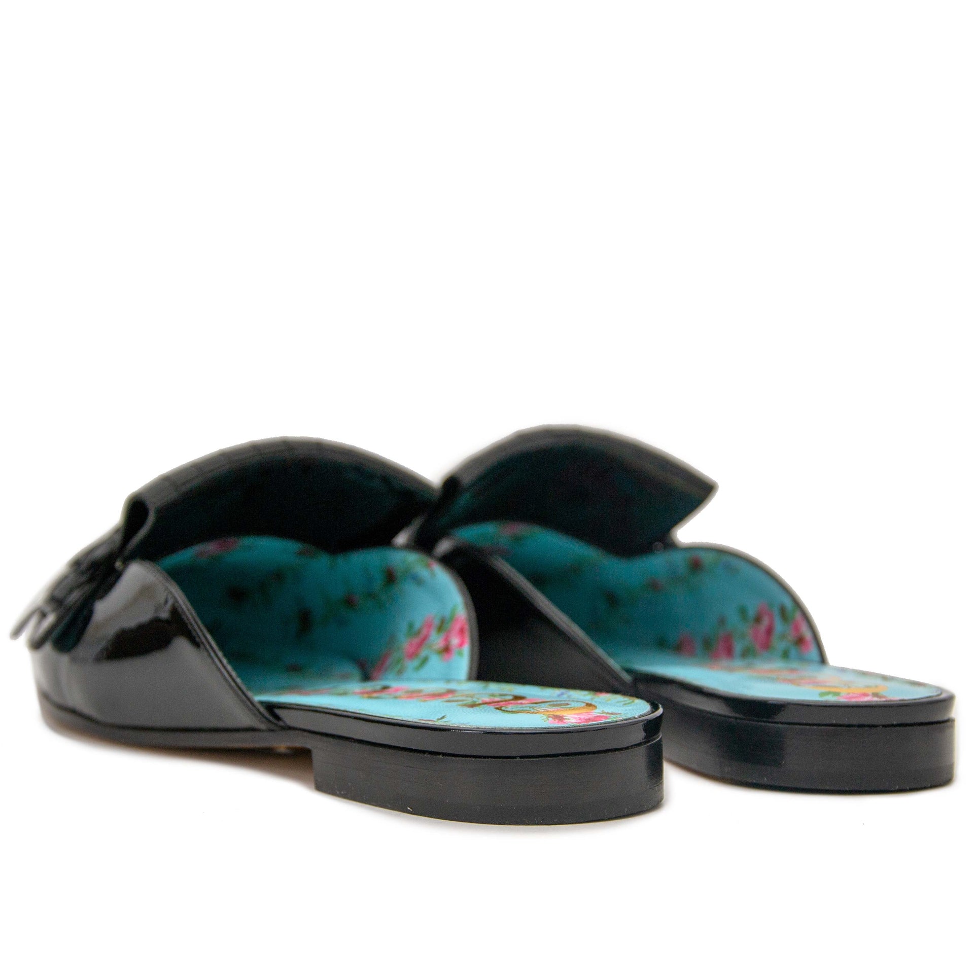 Gucci Marmont Patent Leather Slide - Size 38
