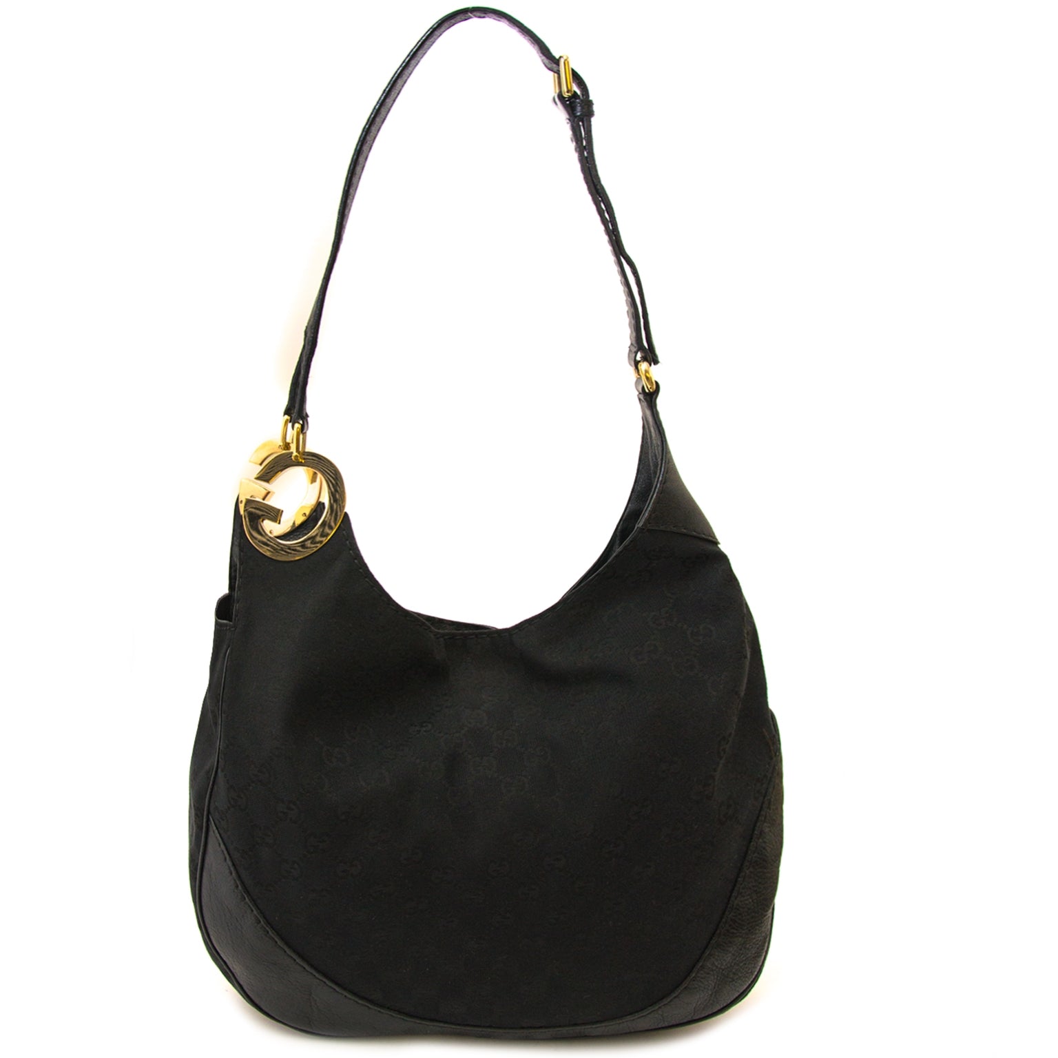 safe online shopping at labellov vintage fashion webshop belgium with gucci charlotte black hobo bags