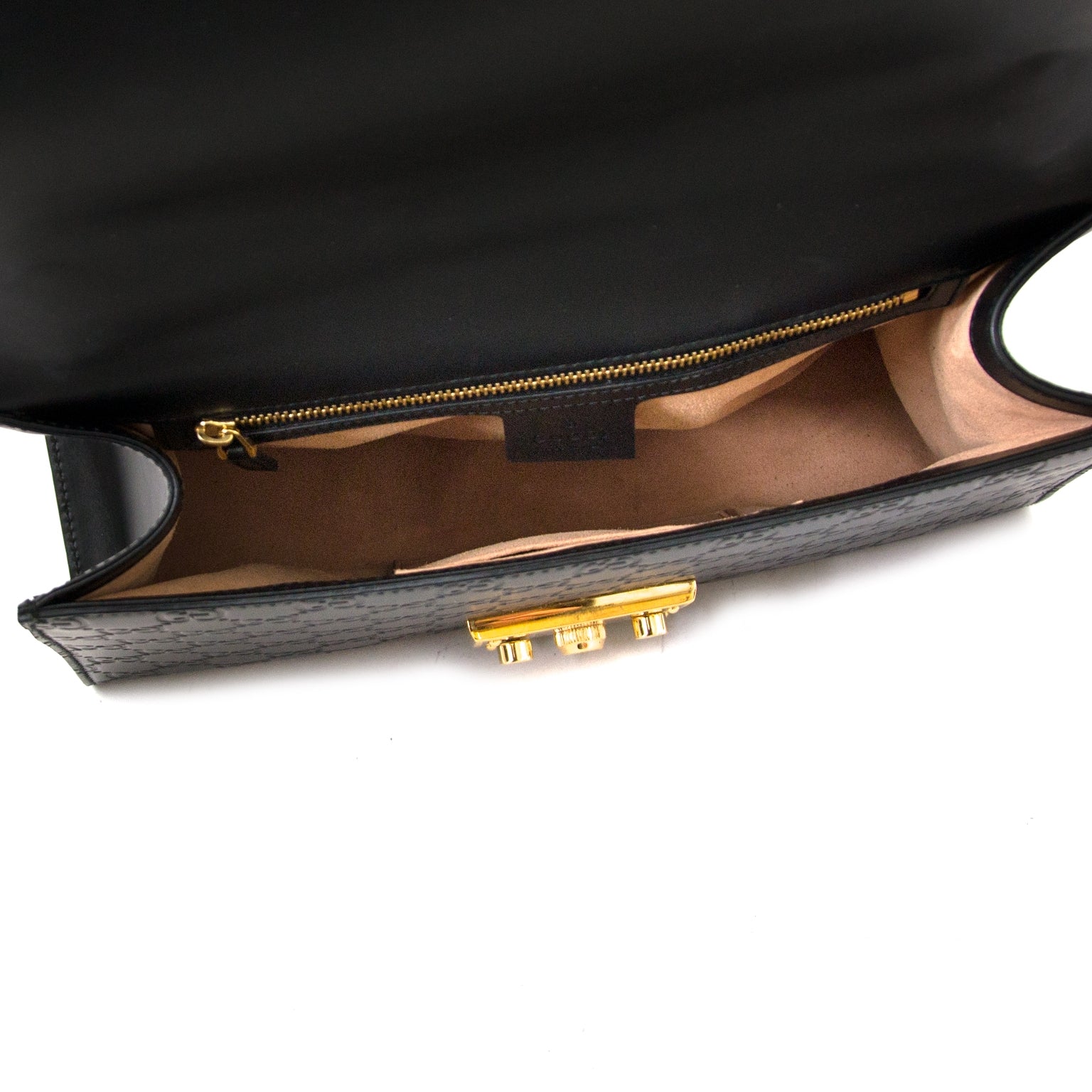 Gucci Black Padlock Medium Signature Shoulder Bag now for the best prie at labellov.com