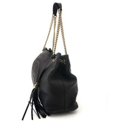 Gucci Soho Large Leather Double-Chain-Strap Shoulder Bag