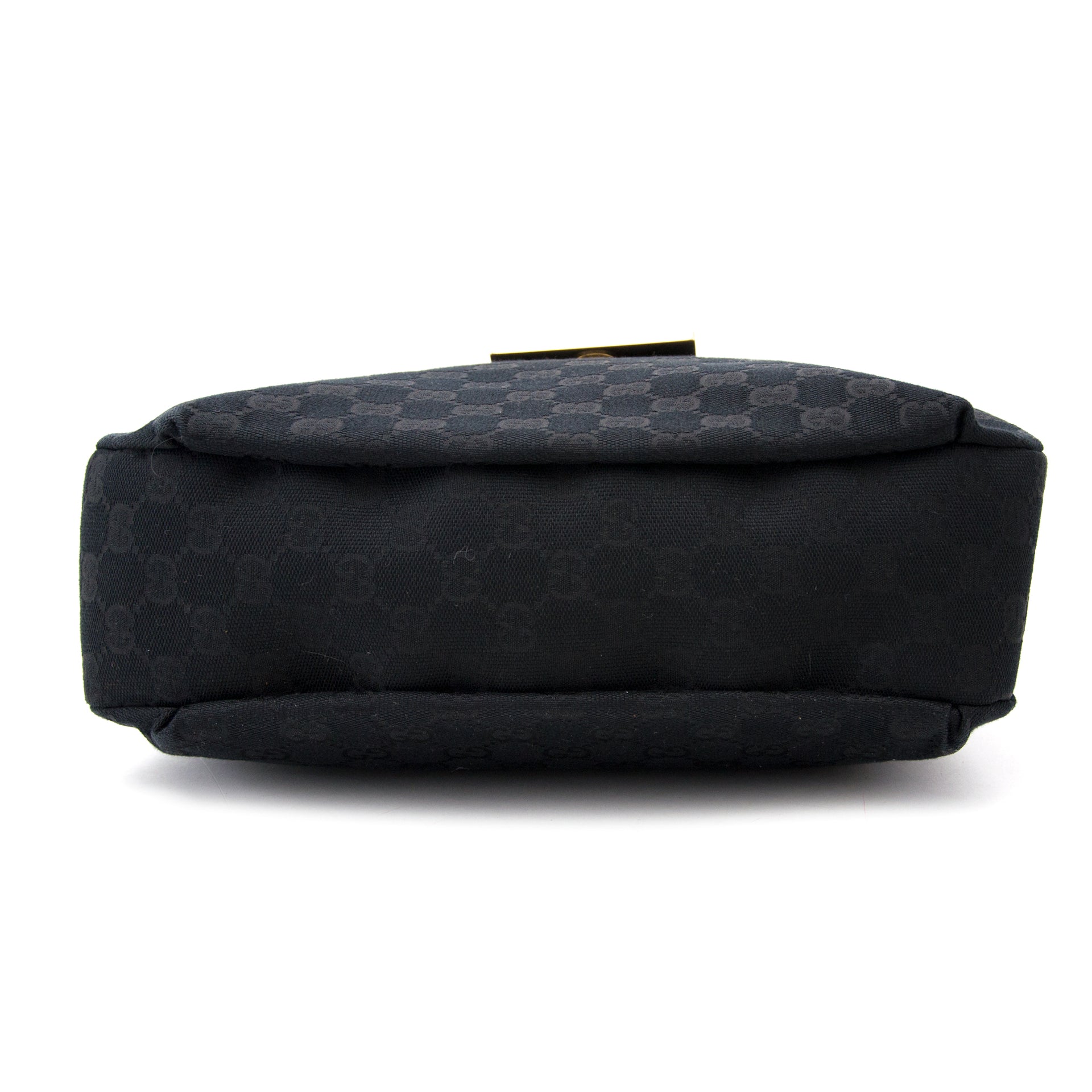 Gucci Fabric Stripe and Monogram Bag