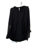 gucci black blouse at labellov vintage fashion webshop belgium