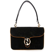 Gucci '1973' Nubuck Leather Flap Bag