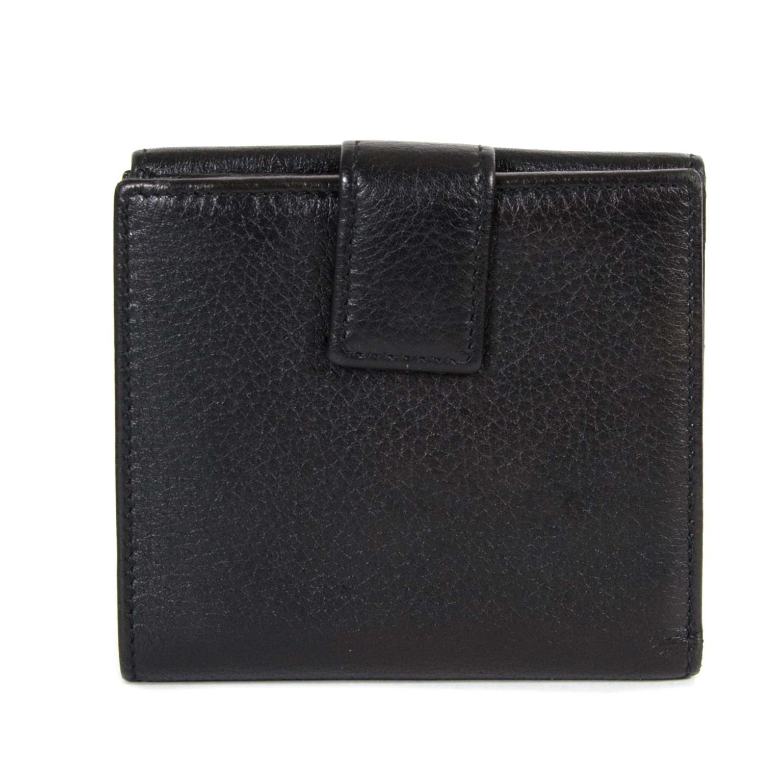 koop Gucci Black Bamboo Bi-Fold Wallet en betaal veilig online
