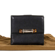 koop Gucci Black Bamboo Bi-Fold Wallet bij labellov aan de beste prijs