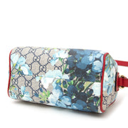 koop veilig online net als nieuw Gucci Mini Boston Bloom Supreme