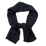 koop veilig online tegen de beste prijs tweedehands luxe merken Gucc Dark Blue Monogram Wool Scarf