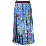 Gucci Blue Flora Skirt - Size EU 36 'Buy authentic secondhand Gucci skirts at the right price at LabelLOV, safe and secure online shopping. Koop authentieke tweedehands Gucci rokken aan de juiste prijs bij LabelLOV.'