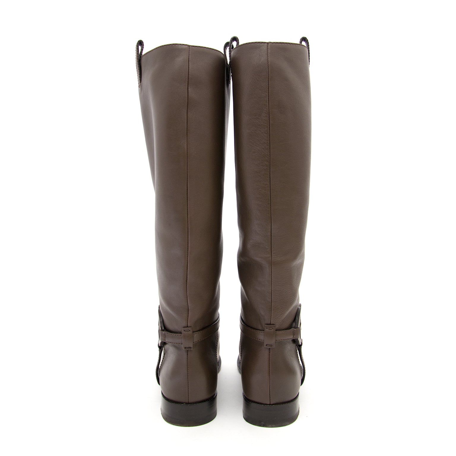 Acheter des Gucci GG Brown Riding Boots Size 38,5 en ligne chez Labellov.