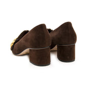 Acheter secur en ligne votre chaussures Gucci en cuir marron pour le meilleur prix