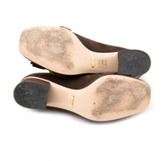 Gucci Brown Suede Loafer Pumps kopen en veilig betalen bij Labellov