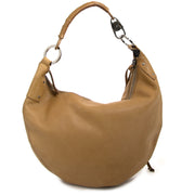 authentique Gucci Camel Leather Half Moon Hobo Bag en vendre chez labellov au meilleur prix