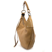 koop en verkoop tweedehands Gucci Camel Leather Half Moon Hobo Bag bij labellov vintage webshop