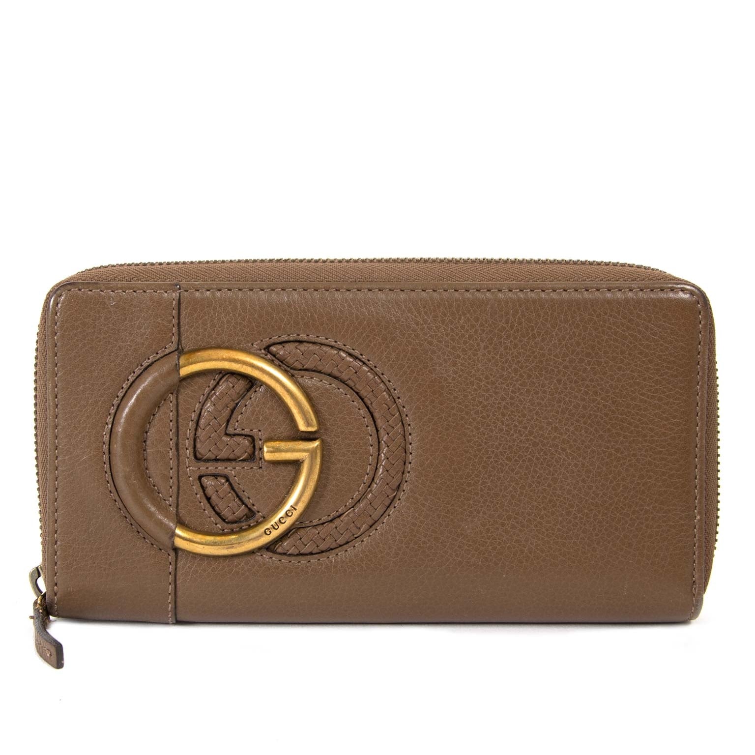 gucci bruine interlocking g portefeuille nu te koop bij labellov vintage mode webshop belgië