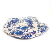 Gucci Blue Flora Canvas Wave Horsebit Hobo Bag now for sale at labellov vintage fashion webshop belgium