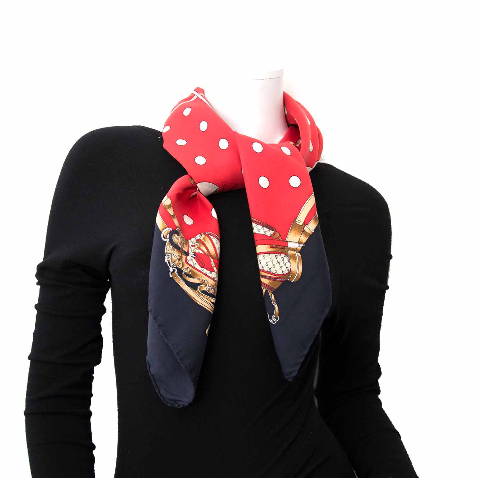 gucci silk golf scarf now online at labellov.com for the best price