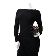 koop veilig net als nieuw Gucci Studded Fold Over Clutch