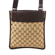 shop safe online at the best price your secondhand luxury Gucci Monogram Messenger Crossbody Web Bag