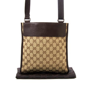 acheter comme neuf sac a main Gucci Monogram Messenger Crossbody Web Bag