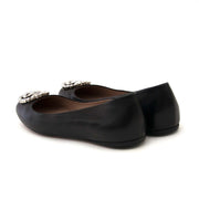 koop vielig online tegen de beste prijs Gucci Black GG Ballet Flat